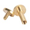 50 Set Binding Rivet Round Flat Head Brass Slot Screw