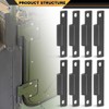 CNNELL Body Side Door Hinge 8pack with 16pcs Screws Compatible