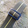 Max French Marine Nationale Elastic Nylon Navy Divers Parachute Watch