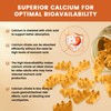 GONGOTA Calcium Citrate 1200mg with Vitamin D3 Gummies, Chewable Calcium