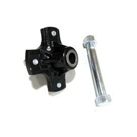 ProPartsPlace Rotary Cutter Bush HOG Tail Wheel HUB Heavy Duty CAST Iron with 1" AXLE Bolt