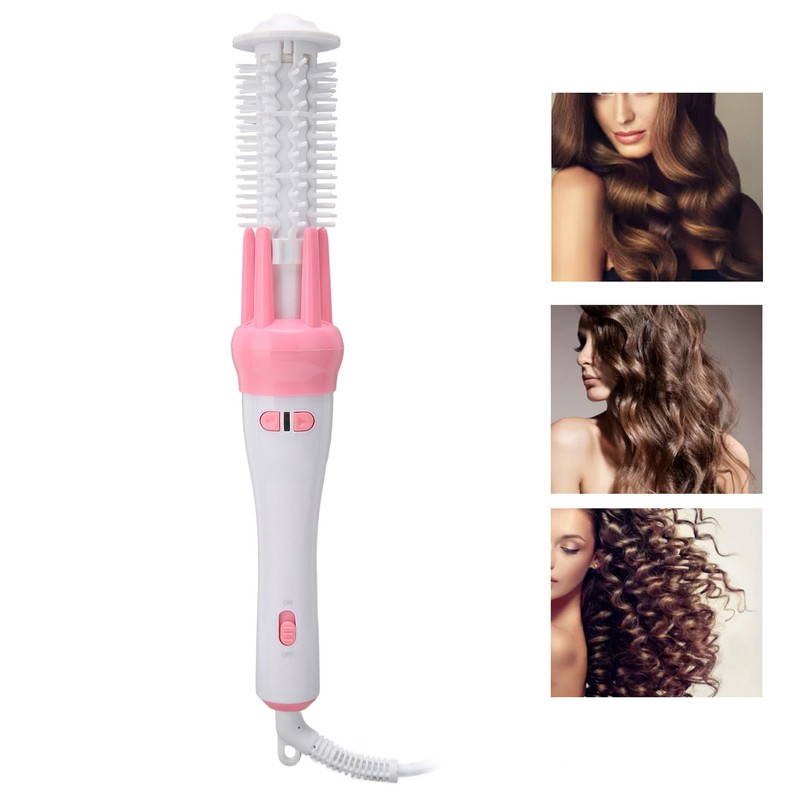 Automatic Hair Curler Ceramic Bilateral Rotation Professional Hair Curling Iron