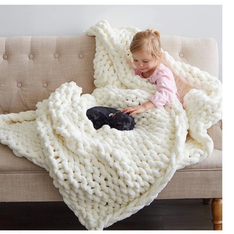 DDL&HEXI 2 Park Super Chenille hilo grueso, kit para hacer