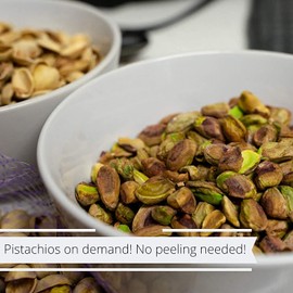 Premium California Roasted Unsalted Shelled Pistachio Kernels by Its Delish - 2 lbs Bulk Bag, Fresh & Crunchy Dry Roasted Pistachio Nuts No Shell No Salt, Kosher Snack & Salad Topping