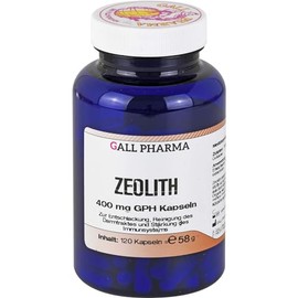 Gall Pharma Zeolite 400 mg GPH Capsules Pack of 120