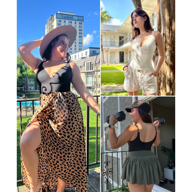 FeelinGirl Shapewear Bodysuits for Women Tummy Control Butt Lifter Panty