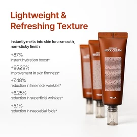 ＶＥＬＬＡ Vella Necesaria Crema Para El Cuello Reafirmante Apriete Y Lifting Arrugas Línea Fina Péptido Ceramida Crema Hidratante 1.69Fl Oz Escote