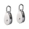 CAIYUDPTTS Pulley, Small Pulley, M15, Rope Pulley, Swivel, Stainless Steel