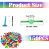 150 Pieces Metal Pin Pins for Crafts, 8 x 16