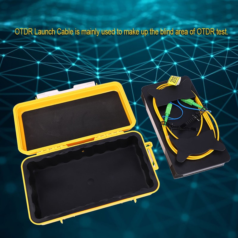 Optical Fiber Test Extension Cord OTDR Launch Jumper Cable Box
