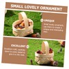Parliky 10pcs Miniature Woven Baskets Farmhouse Mini Baskets Ideal for