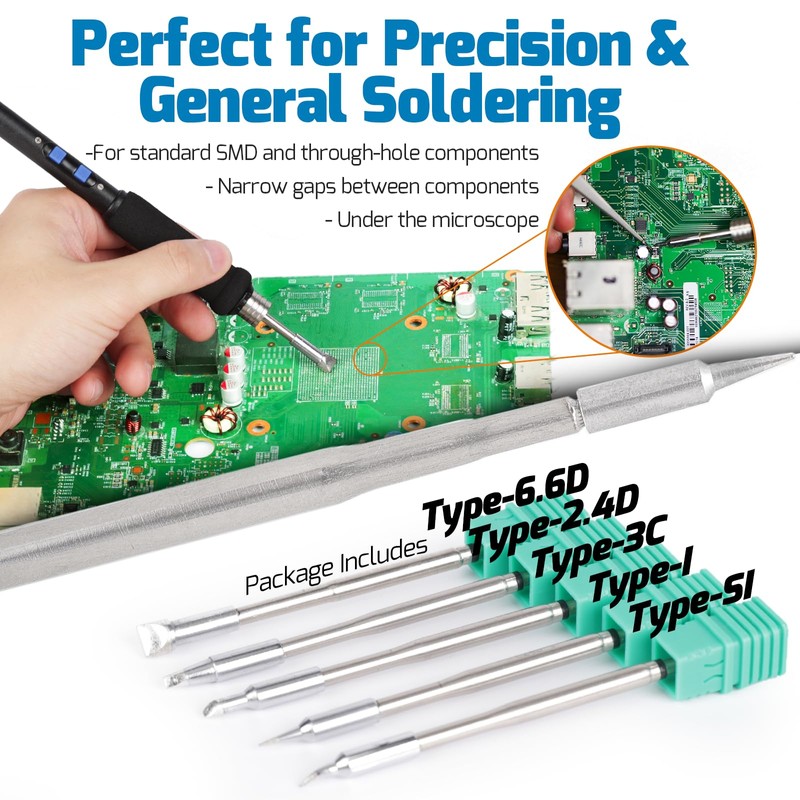 WEP 982-V Micro Soldering kit with 5 C245 Soldering Iron