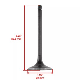 Caltric Exhaust & Intake Valve Kit For Yamaha Grizzly 700 YFM700D 4x4 2016-2018