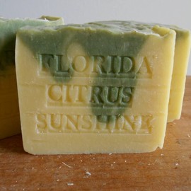 Natural Artisan Aged Citrus Soap Bar- Orange and Tangerine Natural