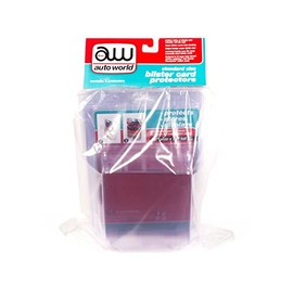 Auto World Diecast Standard Size 6 Blister Card Protectors for 1/64 Scale Blister Cards by Auto World AWDC023