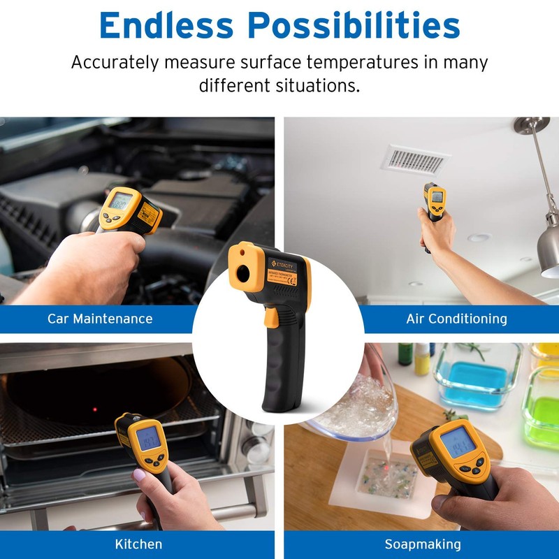 Etekcity Infrared Thermometer 749 (Not for Human) Temperature Gun Non-Contact