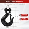Lechansen G80 Clevis Slip Hook, 5/16" Chain Hooks with Safety