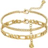 Jenosy Women's 14K Gold-Plated Bracelet, V