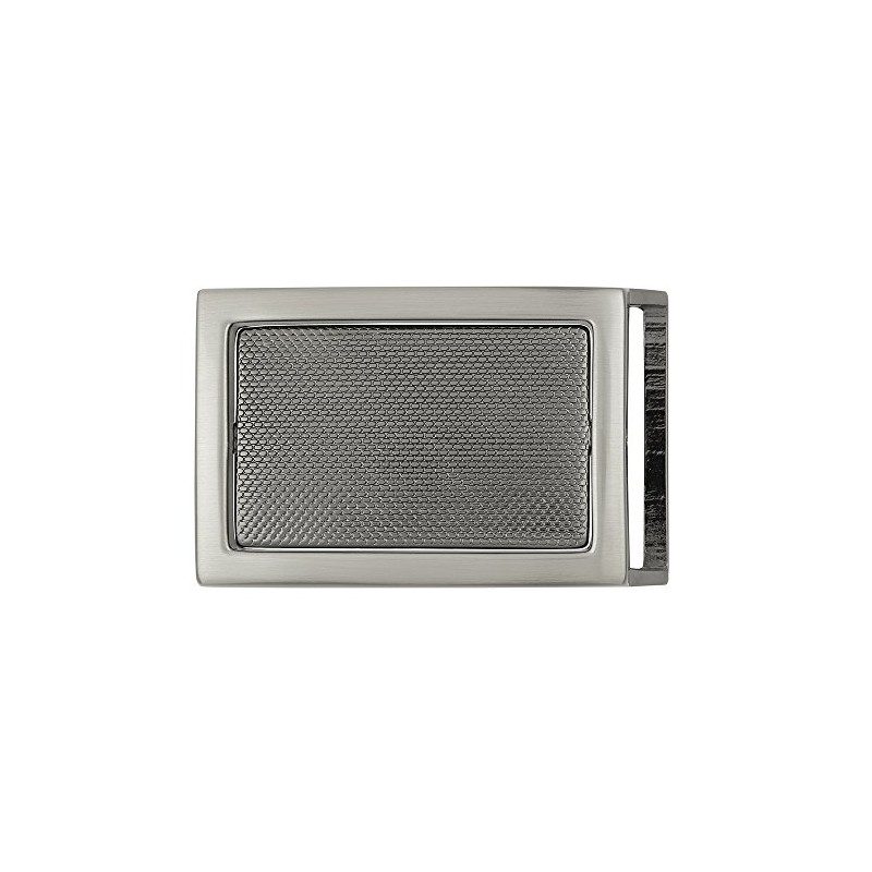 FREDERIC HERMANO Belt Buckle 35 mm Metal Silver Anthracite -