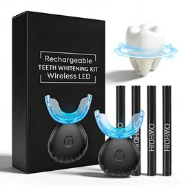 Kit Blanqueamiento Dental Cluye Bolígrafos Blanqueadores Luz Led Tabla Colores Blanquear Dientes Elimina Eficazmente Manchas Muestra Una Sonrisa