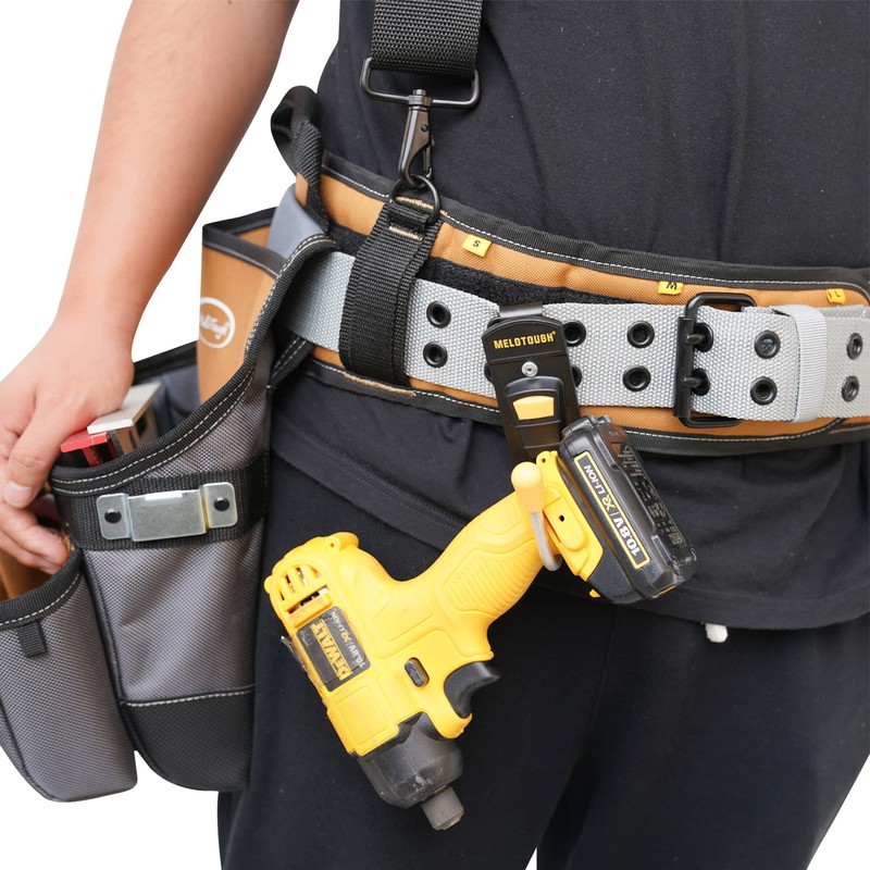 MELOTOUGH Tool Belt Hook Tool Holster Cordless Drill Holster with