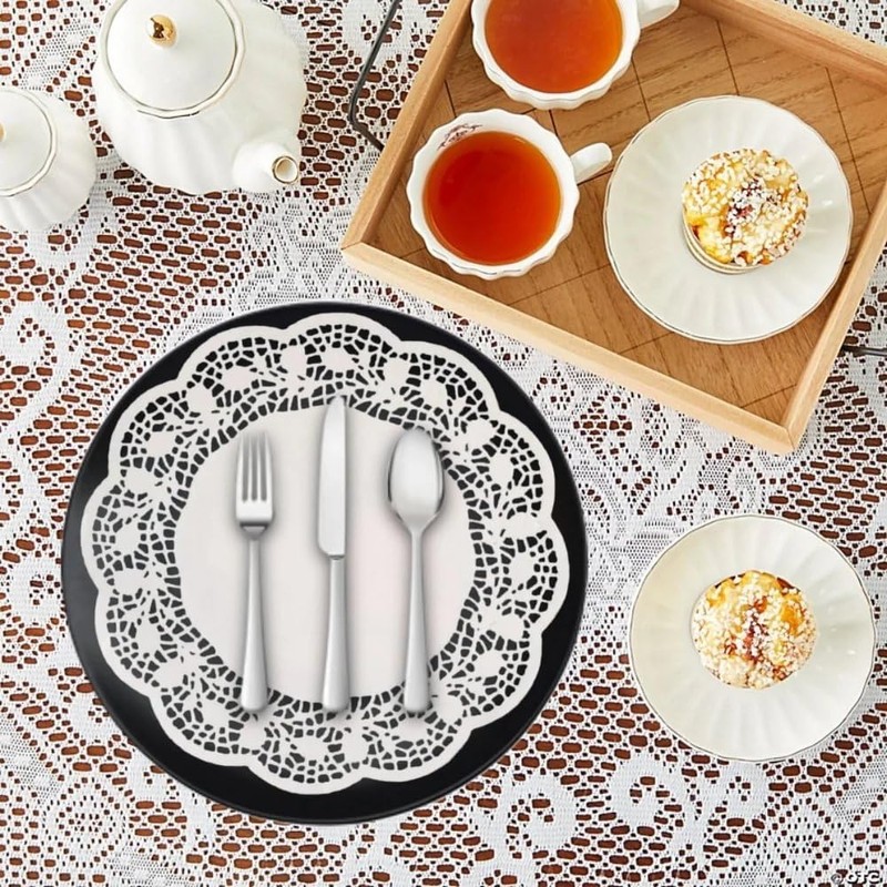 White Paper Doilies - 12" (12 Ct) - Premium Quality