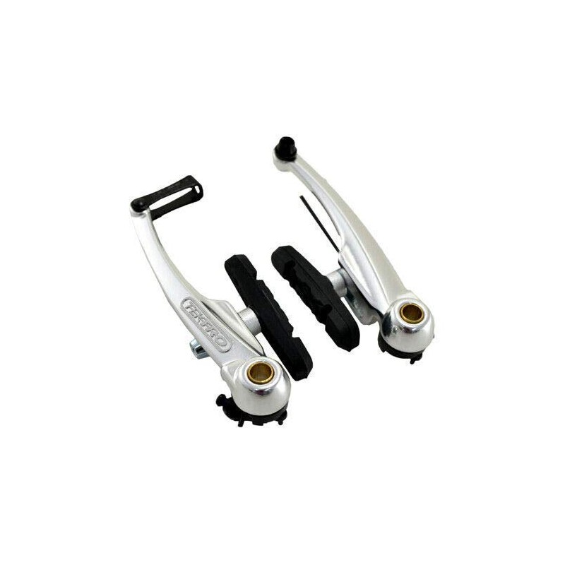 TEKTRO 857AL Linear Pull Brake Set Long Arms 110mm, Silver,