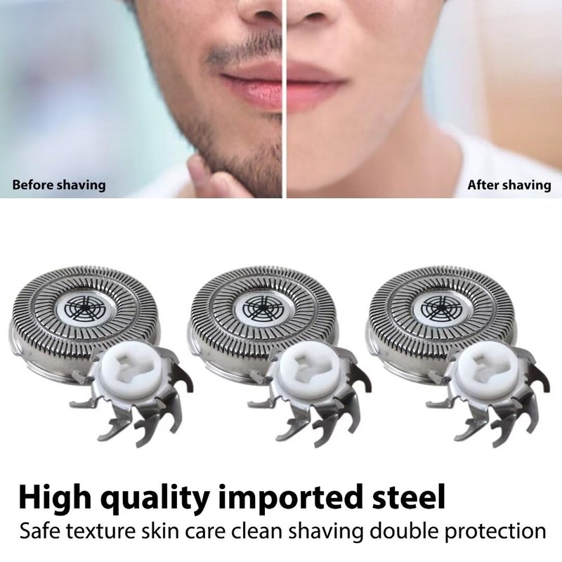 SW-S7105 3x Replacement Shaver Head Blades Compatible for Waterproof Electric