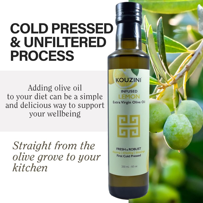 Kouzini Kouzini Lemon Infused Extra Virgin Olive Oil