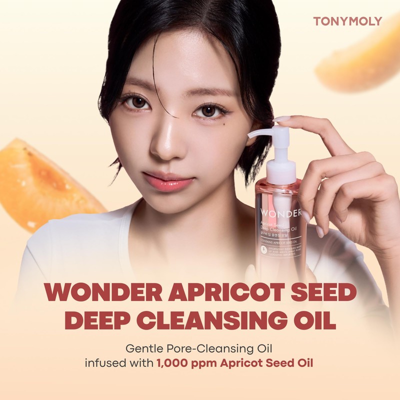 TONYMOLY Wonder Apricot Kernel Cleansing Oil 190 ml Deep Cleansing