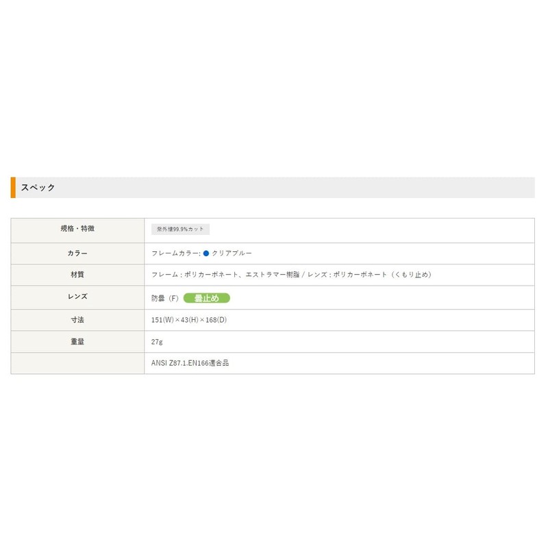 Riken RV-720 Binocular Protective Glasses