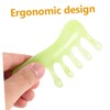 WOONEKY Unique Design Honeycomb Scalp Comb Gua Sha Massage Tool