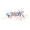Beaupretty - Peineta para el pelo de boda con diamantes