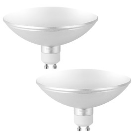 Familite GU10 Based AR111/FR111 LED Bulb, 12W 1200LM GU10 Flood Light Bulb 100W Halogen Raplacement, PAR36 Reflector Bulb for Down Light Track Light Warm White 3000K Pack of 2