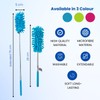 HOMESHOPA Microfiber Extendable Dusters, 3Pk Reusable Dusting Brush with Telescoping