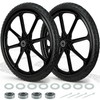 20” Flat Free Wheelbarrow Wheels and Tires, with 2.45” Centered