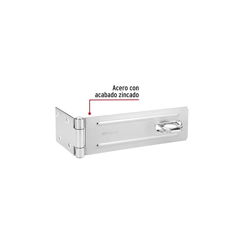 Hermex POCZ-600, Portacandado de acero zincado 6"