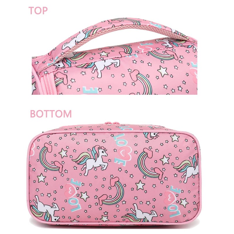 FlowFly Double Decker Cooler Insulated Lunch Bag Large Tote for