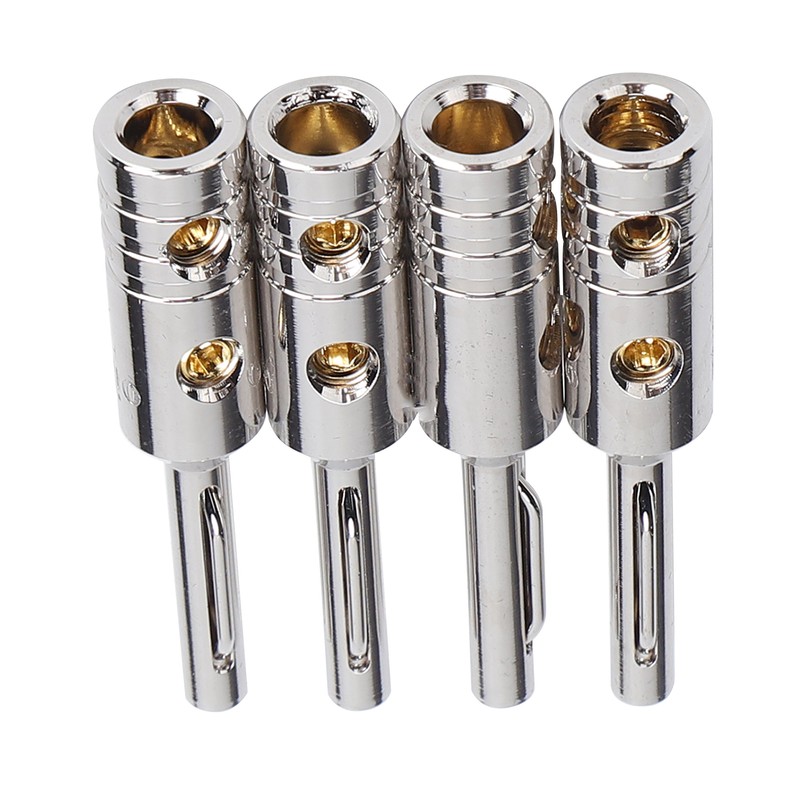 Monosaudio B80（R）Banana Plug Pure Copper Power Plug Connector for Professional