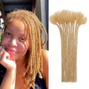 Dreadlock Extensions Human Hair #27 Blonde 10-100 Strands 100% Full