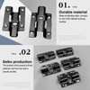 Pack of 100 Stainless Steel Patio Clips, WPC Decking Clips,