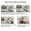 HERNAS - Cerradura elctrica de 12 V CC para puerta,