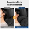 Dapucarin Car Headrest Memory Foam Neck Pillow for Driving with