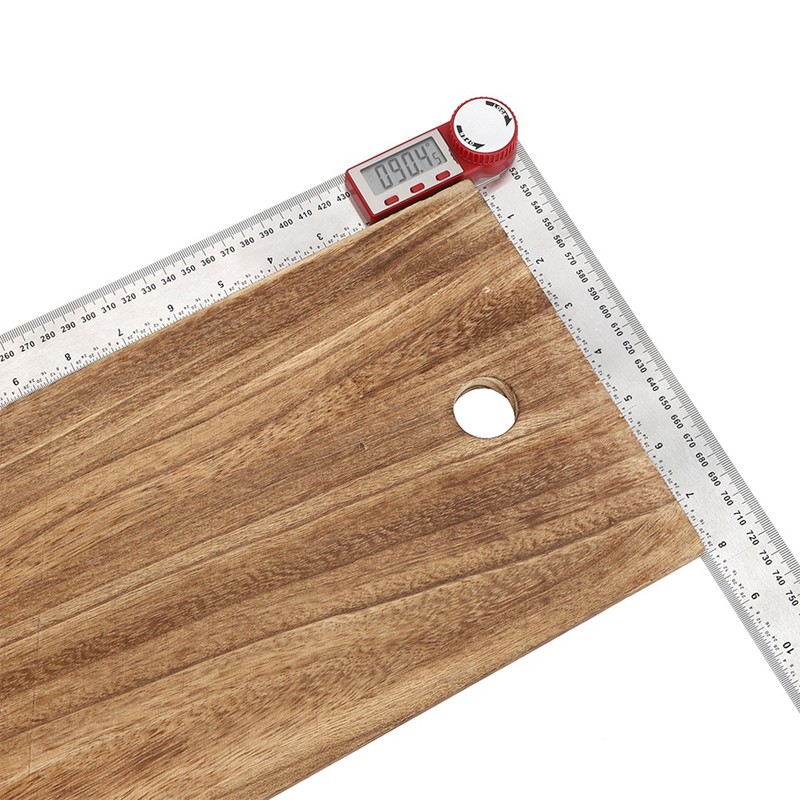 Digital Ruler Stainless Steel Electronic Ruler 360 Degree Measuring Tool