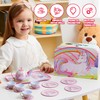 JOYIN Unicorn Tea Party Set for Little Girls, Pretend Pink