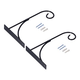 Hook Wall Bracket European Style Wrought Iron Wind Lantern Flower Pot Flower Stand Wall Hanging Basket