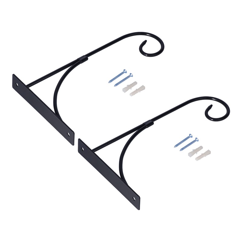 Hook Wall Bracket European Style Wrought Iron Wind Lantern Flower