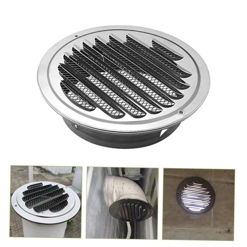 iplusmile Stainless Steel Rain Hat for Ventilation Round Air Vent