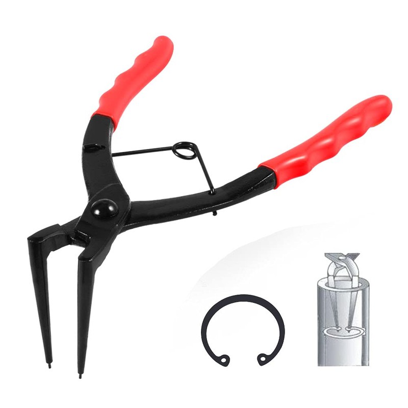 SPEEDWOX Curved Long Snap Ring Pliers for Holes, C-Ring Pliers,