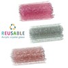 50 Pcs Crystal Cuticle Sticks, Double Heads Cuticle Pushers Sticks